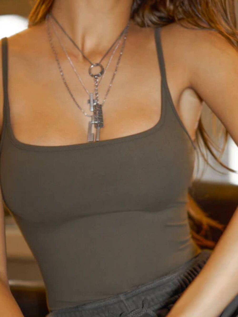 Joah Brown Smoothing Cami - Sueded Carob - Picture 4 of 5